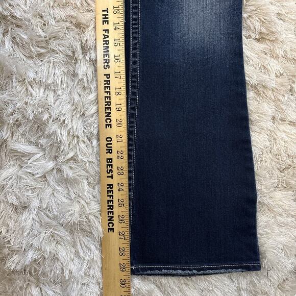 Silver Jeans Suki Surplus Bootcut Dark Blue Denim 28 x 29 Jeans Western - Picture 9 of 13